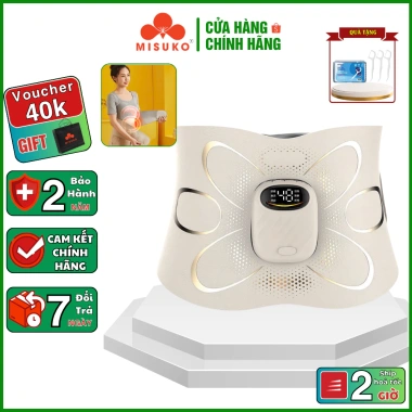 Đai Massage MISUKO Fitness 1.105 Giảm Mỡ Bụng Định Hình Thon Gọn Cơ Thể Giá Sale 945.000 VND