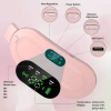 Đai Massage OKDEALS 3 cấp nhiệt độ 4 bánh điện LED di động giảm đau thắt lưng 8