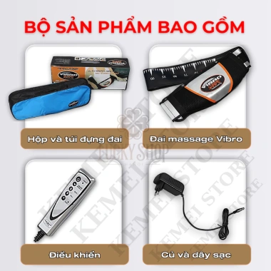 Đai Massage Rung Giảm Mỡ Bụng - Đốt Cháy Mỡ Thừa, Toàn Thân An Toàn, Hiệu Quả 8 Đai Massage Rung Giảm Mỡ Bụng - Đốt Cháy Mỡ Thừa, Toàn Thân An Toàn, Hiệu Quả 8