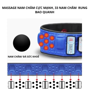 Đai massage rung nóng X5 giảm mỡ bụng & toàn thân - Sạc pin tiện lợi, hiệu quả rõ rệt - 450.000đ 2