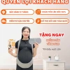 Đai nâng đỡ bụng bầu PEEWEES cao cấp màu xám - giảm đau lưng, ngăn rạn bụng, vải co giãn siêu mềm, hỗ trợ đổi size 2
