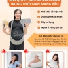 Đai nâng đỡ bụng bầu PEEWEES cao cấp màu xám - giảm đau lưng, ngăn rạn bụng, vải co giãn siêu mềm, hỗ trợ đổi size 3