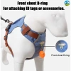 Đai Ngực Chó Mèo Nhẹ Phản Quang GPS, Thoáng Khí, Gấp Gọn 1.5-30kg + Dây 1.5m - 393.659₫ 4
