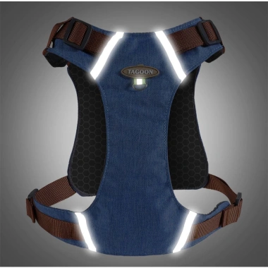 Đai Ngực Chó Mèo Nhẹ Phản Quang GPS, Thoáng Khí, Gấp Gọn 1.5-30kg + Dây 1.5m - 393.659₫