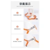 Đai ngực chó phản quang, dây dẫn điều chỉnh, áo ghi lê 2 móc D, giảm sóc 4 điểm, cho chó nhỏ trung, an toàn đêm hè 8