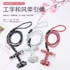 Đai ngực mèo điều chỉnh, dây dắt 1.2m H-back Harajuku, thoáng mát, không gây hóc cho mèo và chó nhỏ 2