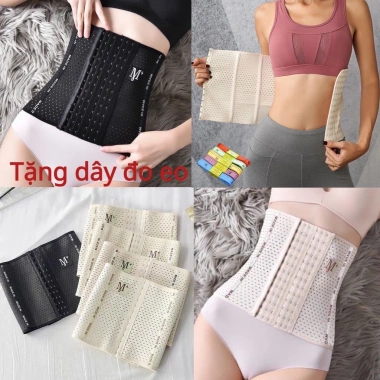 Đai Nịt Bụng 6 Nấc Cài 4 Thanh Chống Cuộn - Chiều Cao 25cm, Điều Chỉnh Thoải Mái 6 Đai Nịt Bụng 6 Nấc Cài 4 Thanh Chống Cuộn - Chiều Cao 25cm, Điều Chỉnh Thoải Mái 6