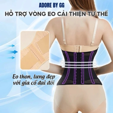 Đai Nịt Bụng Adore By GG 4 Chiều Co Giãn Siết Eo, Tạo Hình, Giảm Mỡ Lưng – Giá 289.000đ 4 Đai Nịt Bụng Adore By GG 4 Chiều Co Giãn Siết Eo, Tạo Hình, Giảm Mỡ Lưng – Giá 289.000đ 4