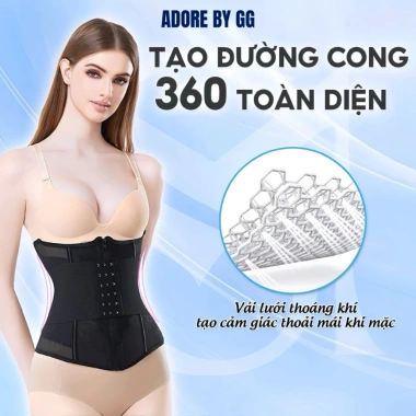 Đai Nịt Bụng Adore By GG 4 Chiều Co Giãn Siết Eo, Tạo Hình, Giảm Mỡ Lưng – Giá 289.000đ 6 Đai Nịt Bụng Adore By GG 4 Chiều Co Giãn Siết Eo, Tạo Hình, Giảm Mỡ Lưng – Giá 289.000đ 6