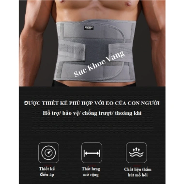 Đai nịt bụng bảo vệ cột sống - Giảm đau lưng, ngừa thoái hoá, thoát vị - 169.000₫ 3