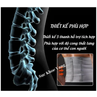 Đai nịt bụng bảo vệ cột sống - Giảm đau lưng, ngừa thoái hoá, thoát vị - 169.000₫ 5