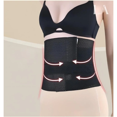 Đai Nịt Bụng BIGBi Định Hình Cơ Thể, Lưới Thông Thoáng Co Giãn, Giảm Mỡ Sau Sinh