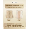 Đai nịt bụng Callalady latex giảm mỡ sau sinh định hình eo chống cuộn siêu mỏng DDK 2