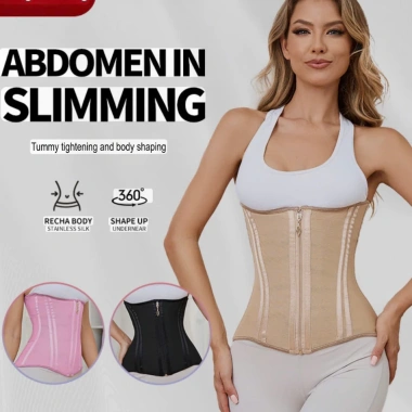 Đai Nịt Bụng Cao Su Non 2 Lớp Eo Chống Cuộn Thon Gọn Vòng 2 Sau Sinh Dễ Mặc