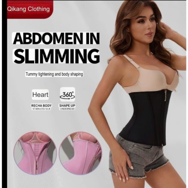 Đai Nịt Bụng Cao Su Non 2 Lớp Eo Chống Cuộn Thon Gọn Vòng 2 Sau Sinh Dễ Mặc