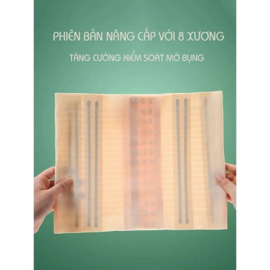 Đai Nịt Bụng Chất Đúc Su Mỏng Nhẹ Thoáng Khí 8 Xương Định Hình Giảm Mỡ Chống Gù D123