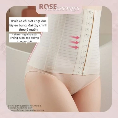 Đai nịt bụng Corset tàng hình Rose Accessories GB04 - Đẹp thon gọn, giảm giá 199k