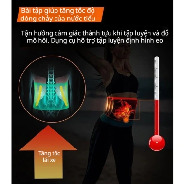 Đai Nịt Bụng Giảm Mỡ Đốt Mồ Hôi, Hỗ Trợ Giảm Eo, Bảo Vệ Lưng Khi Tập Gym, Cardio