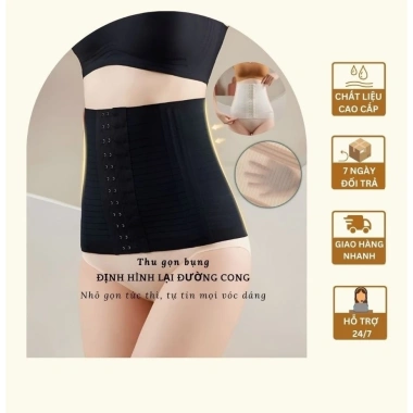 Đai Nịt Bụng Giảm Mỡ Sau Sinh RUBI SPOSP - Định Hình Eo Điều Chỉnh, Chất Su Đúc Lạnh 10