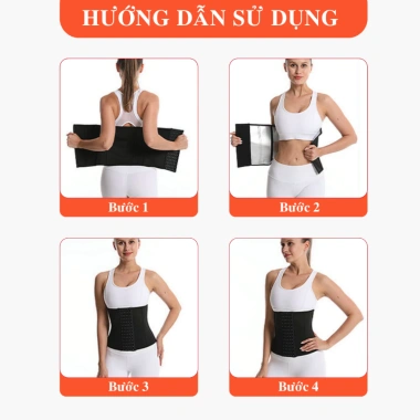 Đai Nịt bụng ion bạc ANDEGO giảm eo, định hình, hỗ trợ tập luyện - Giá chỉ 67.000₫ 6