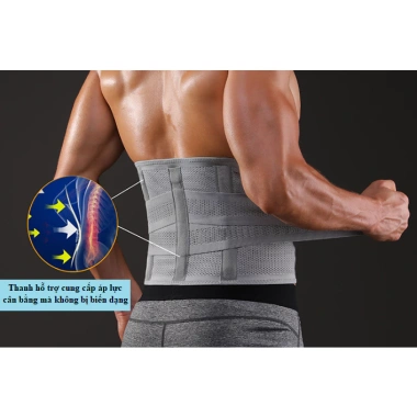 Đai nịt bụng JINGBA SUPPORT – Bảo vệ cột sống, chống đau lưng khi tập gym, thể thao – Giá ưu đãi 165.000₫ 4