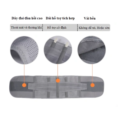 Đai nịt bụng JINGBA SUPPORT – Bảo vệ cột sống, chống đau lưng khi tập gym, thể thao – Giá ưu đãi 165.000₫ 7