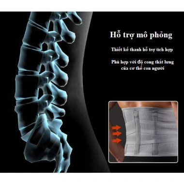 Đai nịt bụng JINGBA SUPPORT – Bảo vệ cột sống, chống đau lưng khi tập gym, thể thao – Giá ưu đãi 165.000₫ 8