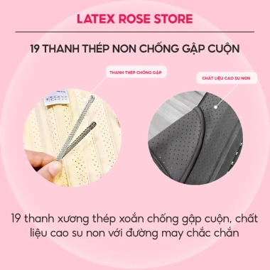 Đai Nịt Bụng Latex 19 Xương Đặc, Chống Gập Cuộn, Giảm Mỡ Lưng Tặng Lót + Nồi Size 3 Đai Nịt Bụng Latex 19 Xương Đặc, Chống Gập Cuộn, Giảm Mỡ Lưng Tặng Lót + Nồi Size 3