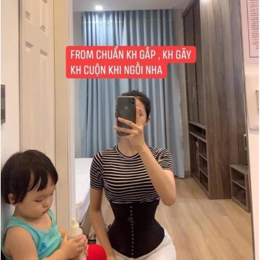 Đai nịt bụng latex 25 xương nhập khẩu Hy Lạp - Định hình sau sinh, hỗ trợ gen, giá ưu đãi