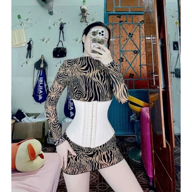 Đai nịt bụng latex 25 xương siết eo - Like New, giảm cân nhanh, xả kho giá 159.000₫