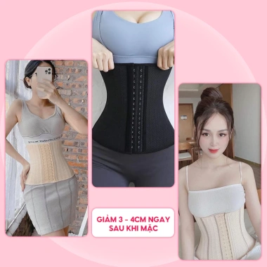 Đai Nịt Bụng Latex 25mm Thông Hơi Co Dãn Giảm Mỡ Định Hình Eo Sau Sinh 225k 4