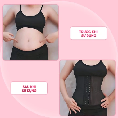 Đai Nịt Bụng Latex 25mm Thông Hơi Co Dãn Giảm Mỡ Định Hình Eo Sau Sinh 225k 6