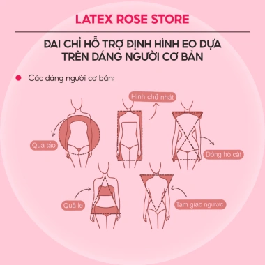Đai Nịt Bụng Latex 25mm Thông Hơi Co Dãn Giảm Mỡ Định Hình Eo Sau Sinh 225k 7