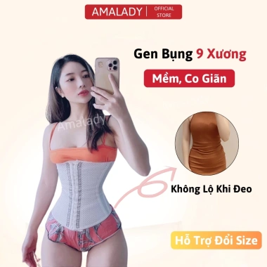 Đai Nịt Bụng Latex 9 Xương Chính Hãng - Định Hình Co Giãn, Giảm Mỡ, Mềm Mại 200k (Giá Gốc 244k)