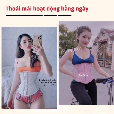 Đai Nịt Bụng Latex 9 Xương Chính Hãng - Định Hình Co Giãn, Giảm Mỡ, Mềm Mại 200k (Giá Gốc 244k) 5 Đai Nịt Bụng Latex 9 Xương Chính Hãng - Định Hình Co Giãn, Giảm Mỡ, Mềm Mại 200k (Giá Gốc 244k) 5