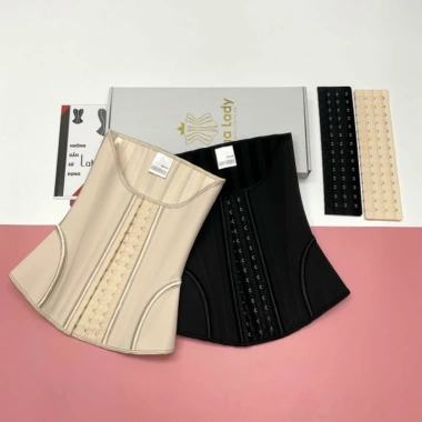 Đai nịt bụng Latex cải tiến che mỡ lưng, siết eo giảm mỡ, tặng thanh nối và áo liner - chỉ 309.000₫