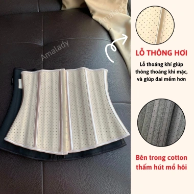 Đai Nịt Bụng Latex Định Hình Eo 25 Xương - Giảm Mỡ, Thoáng Mát, Dễ Chịu Giá Ưu Đãi 197.568 VND 4