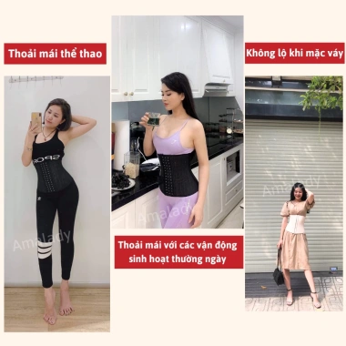 Đai Nịt Bụng Latex Định Hình Eo 25 Xương - Giảm Mỡ, Thoáng Mát, Dễ Chịu Giá Ưu Đãi 197.568 VND 7