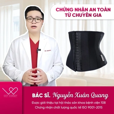Đai Nịt Bụng Latex Gile Slim 200 Vietcorset Giảm Mỡ Bụng Lưng Chính Hãng Trọn Đời