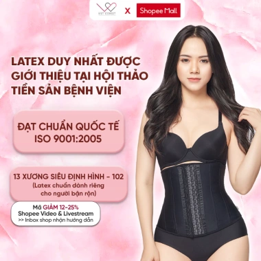 Đai Nịt Bụng Latex Gile Slim 200 Vietcorset Giảm Mỡ Bụng Lưng Chính Hãng Trọn Đời