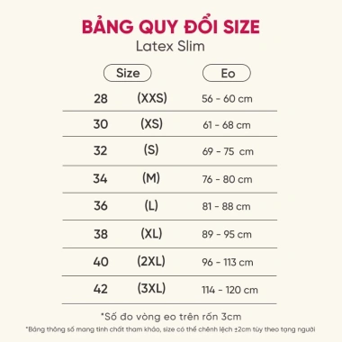Đai Nịt Bụng Latex Gile Slim 200 Vietcorset Giảm Mỡ Bụng Lưng Chính Hãng Trọn Đời