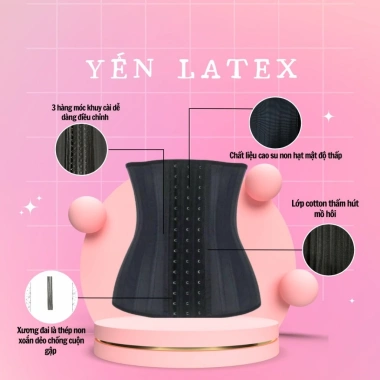 Đai Nịt Bụng Latex Hy Lạp 25 Xương - Giảm Cân Nhanh, Hỗ Trợ Vòng Eo, Giá 199.000