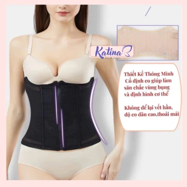 Đai Nịt Bụng Latex KATINA BRA - Siết Eo Định Hình 4 Chiều Co Dãn, Giá chỉ 300.000 VND
