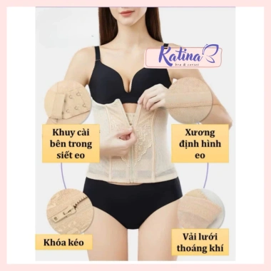 Đai Nịt Bụng Latex KATINA BRA - Siết Eo Định Hình 4 Chiều Co Dãn, Giá chỉ 300.000 VND 6 Đai Nịt Bụng Latex KATINA BRA - Siết Eo Định Hình 4 Chiều Co Dãn, Giá chỉ 300.000 VND 6
