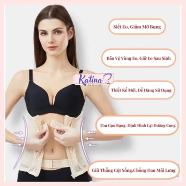 Đai Nịt Bụng Latex KATINA BRA - Siết Eo Định Hình 4 Chiều Co Dãn, Giá chỉ 300.000 VND 7 Đai Nịt Bụng Latex KATINA BRA - Siết Eo Định Hình 4 Chiều Co Dãn, Giá chỉ 300.000 VND 7