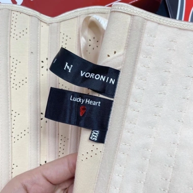 Đai Nịt Bụng Latex VORONIN 19x Siêu Siết Biến Nhiệt, Che Mỡ Lưng - Giá 299k Tặng Thanh Nối