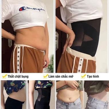 Đai Nịt Bụng Mỏng Thoáng Khí Không Gọng - Giảm Mỡ, Đánh Thân Thon Thả, Giá 129.000đ