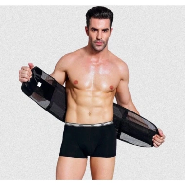 Đai nịt bụng nam giảm mỡ siết eo, định hình dáng, hỗ trợ tập gym, chống gù, co giãn thoáng khí - 139k