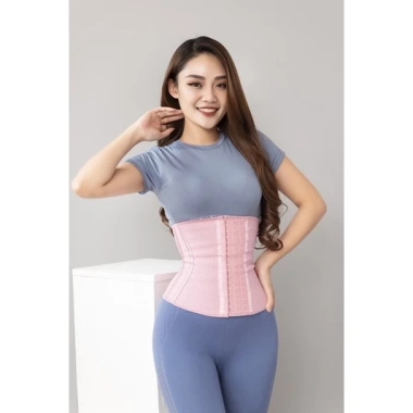 Đai Nịt Bụng Slimming Shaper 3 Màu Xanh Hồng Trắng - Latex, Giá 350.000 VNĐ 7