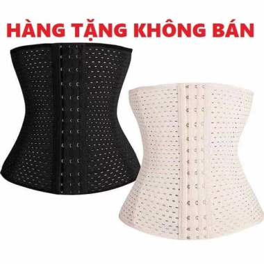 Đai nịt bụng thông hơi 6 hàng nấc, cài 4 thanh chống cuộn - giá ưu đãi 90.000₫